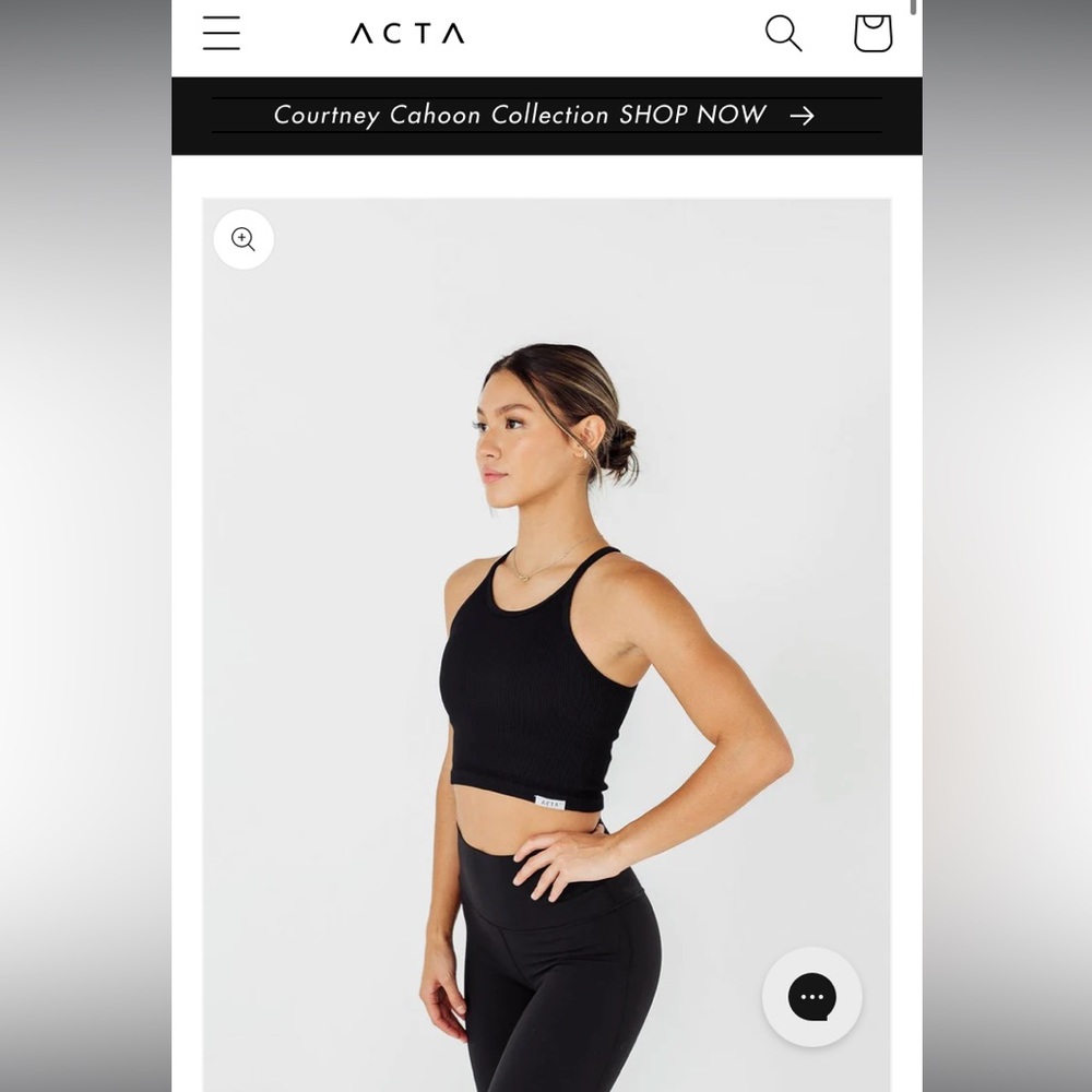 Acta Ribbed Bra Tank